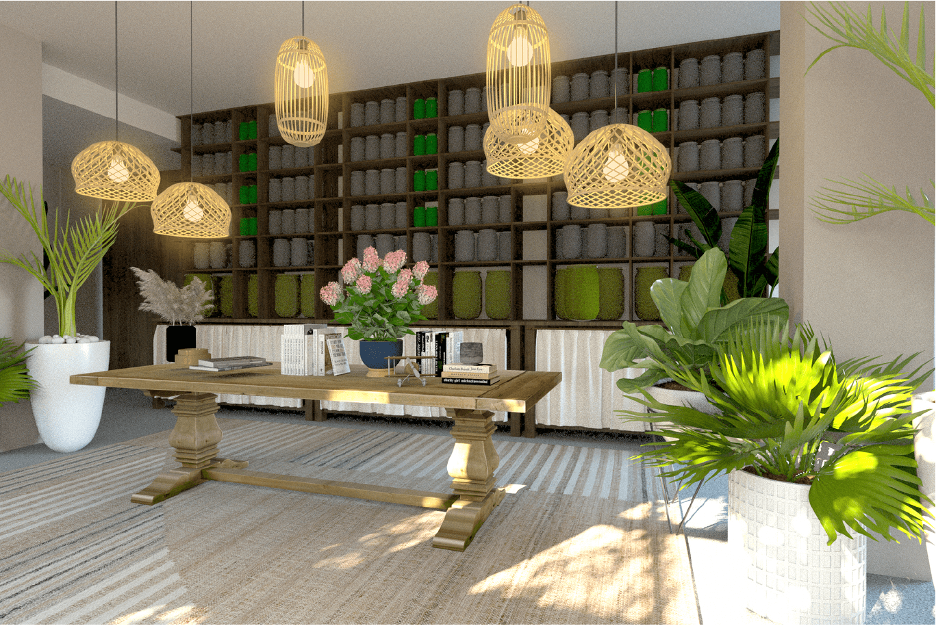 Artist’s Impression of retail space at Gillman Barracks (Photo Credit: Charlotte Puxley Flowers Ptd Ltd)
